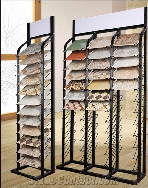 Metal Display Stand Racks Tiles Displays Quartz Racks Marble Stands Ceramic Tile Shelf Translucent Displays Marina Stands Stone Tile Board Racks