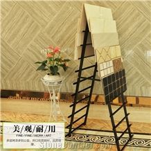 Metal Quartz Sample Board Display Stand Racks Tile Slate Displays Laminate Flooring Display Stands Ceramic Display Shelves Granite Display Stands