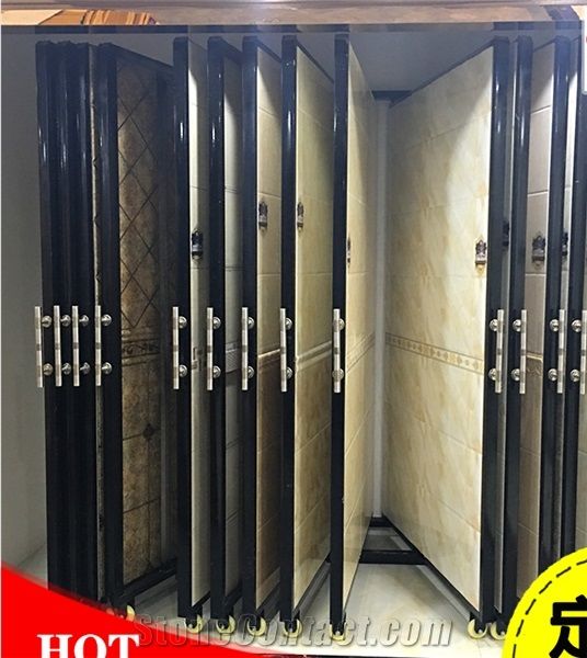 Metal Tile Display Stand Racks Quartz Racks Metal Tile Display Stand Racks Quartz-Stone Stands Tile Shelf Ganite-Tiles Displays