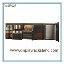 Mosaic Display Stand Trade Show Displays Granite Wing Racks Slate Fixture Display Metal Flooring Racks Custom Display Artificial Stone Rack Marble Wing Displays Sample Board Stone Spinning Display