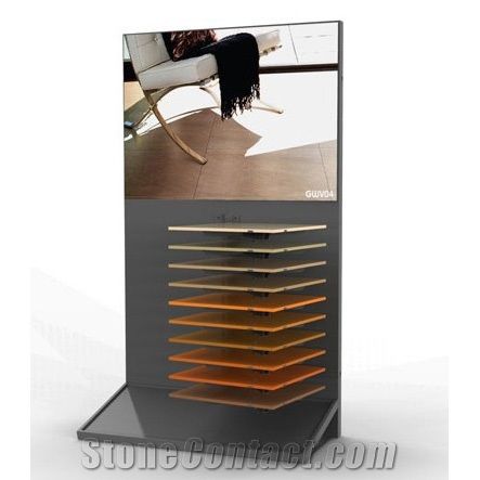 Ms-1002 Marble Displays Granite Samples Marble Stand Display Racks Onyx Slate Door Quartz Racks Stone Shelf Stone Tower
