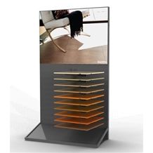 Ms-1002 Marble Displays Granite Samples Marble Stand Display Racks Onyx Slate Door Quartz Racks Stone Shelf Stone Tower