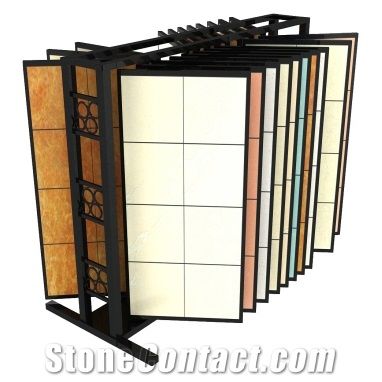Ms-1005 Marble Displays Granite Samples Marble Stand Display Racks Onyx Slate Door Quartz Racks Stone Shelf Stone Tower