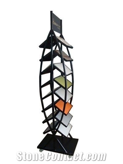 Ms-1005 Marble Displays Granite Samples Marble Stand Display Racks Onyx Slate Door Quartz Racks Stone Shelf Stone Tower