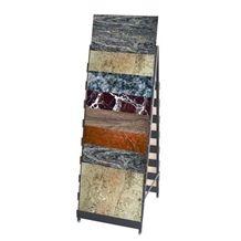 Ms-1005 Marble Displays Granite Samples Marble Stand Display Racks Onyx Slate Door Quartz Racks Stone Shelf Stone Tower