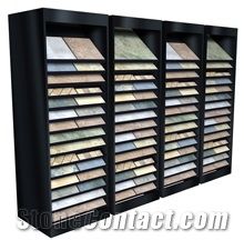 Ms-1012 Marble Displays Granite Samples Marble Stand Display Racks Onyx Slate Door Quartz Racks Stone Shelf Stone Tower