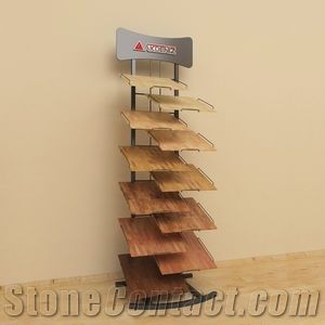 Ms-1018 Marble Displays Granite Samples Marble Stand Display Racks Onyx Slate Door Quartz Racks Stone Shelf Stone Tower