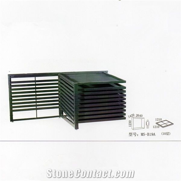 Ms-B19 Marble Displays Granite Samples Marble Stand Display Racks Onyx Slate Door Quartz Racks Stone Shelf Stone Tower