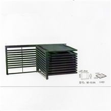 Ms-B19 Marble Displays Granite Samples Marble Stand Display Racks Onyx Slate Door Quartz Racks Stone Shelf Stone Tower