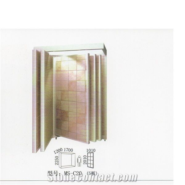 Ms-C22a Marble Displays Granite Samples Marble Stand Display Racks Onyx Slate Door Quartz Racks Stone Shelf Stone Tower