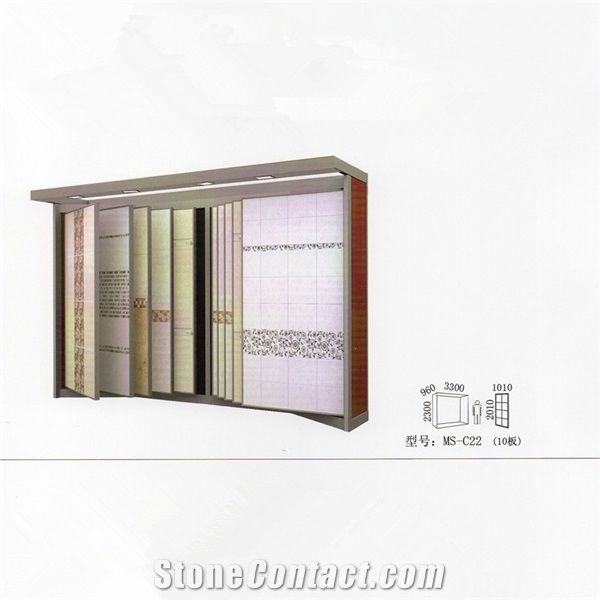 Ms-C22a Marble Displays Granite Samples Marble Stand Display Racks Onyx Slate Door Quartz Racks Stone Shelf Stone Tower