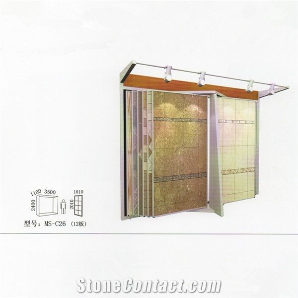 Ms-C22a Marble Displays Granite Samples Marble Stand Display Racks Onyx Slate Door Quartz Racks Stone Shelf Stone Tower