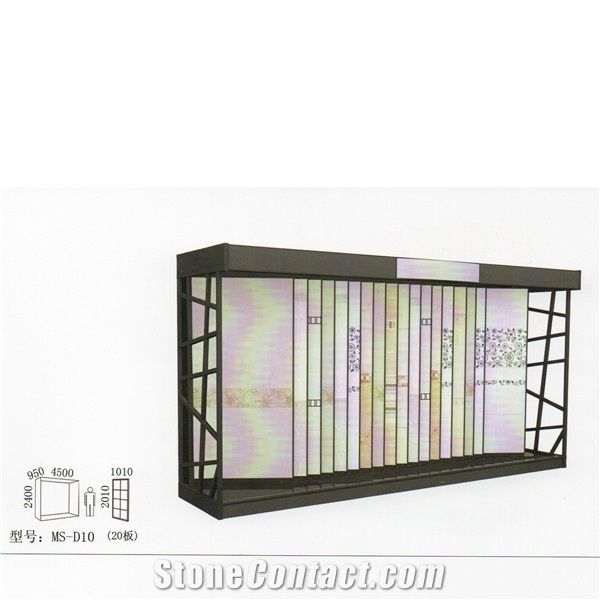 Ms-D10marble Displays Granite Samples Marble Stand Sink Display Racks Pavers Onyx Slate Door Quartz Racks Stone Shelf Stone Countertops Stone Tower