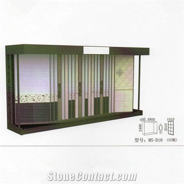 Ms-D16marble Displays Granite Samples Marble Stand Sink Display Racks Pavers Onyx Slate Door Quartz Racks Stone Shelf Stone Countertops Stone Tower