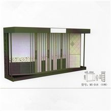 Ms-D16marble Displays Granite Samples Marble Stand Sink Display Racks Pavers Onyx Slate Door Quartz Racks Stone Shelf Stone Countertops Stone Tower