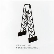 Ms-I104 Marble Displays Granite Samples Marble Stand Display Racks Onyx Slate Door Quartz Racks Stone Shelf Stone Tower
