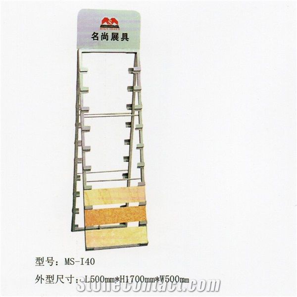 Ms-I30marble Displays Granite Samples Marble Stand Display Racks Pavers Onyx Slate Door Quartz Racks Stone Shelf Stone Tower