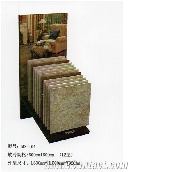 Ms-I30marble Displays Granite Samples Marble Stand Display Racks Pavers Onyx Slate Door Quartz Racks Stone Shelf Stone Tower