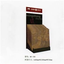 Ms-I39 Marble Displays Granite Samples Marble Stand Display Racks Onyx Slate Door Quartz Racks Stone Shelf Stone Tower