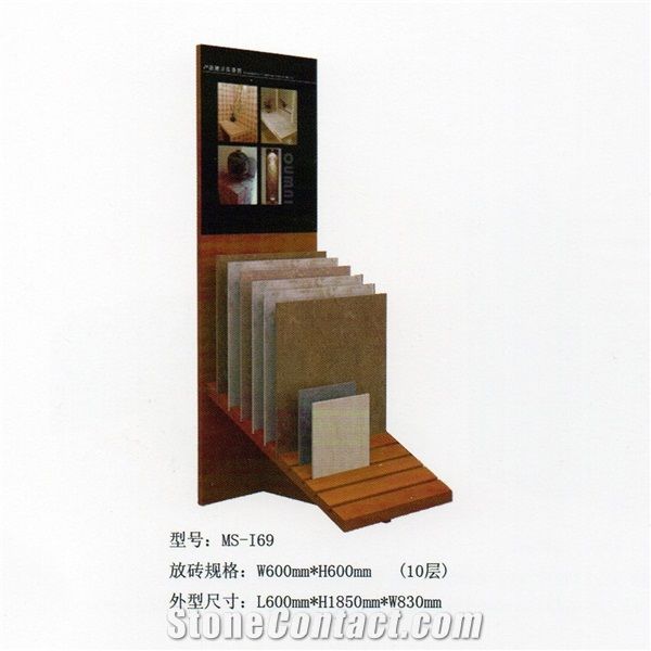 Ms-I65 Marble Displays Granite Samples Marble Stand Display Racks Onyx Slate Door Quartz Racks Stone Shelf Stone Tower