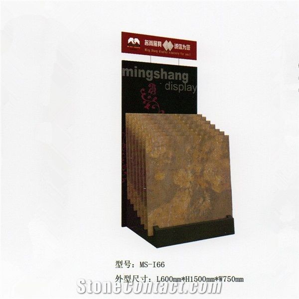 Ms-I66marble Displays Granite Samples Marble Stand Sink Display Racks Pavers Onyx Slate Door Quartz Racks Stone Shelf Stone Countertops Stone Tower