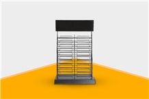 Mx047 Stone Tower Quartz Sample Displays Stone Shelf Marble Display Stands Granite Display Racks Avers Onyx Slate Quartz Door Monument Racks Stone Shelf Stone Countertops Stone Tower