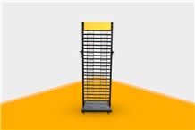 Mx052 Sliding Marble Granite Stone Display Rack for Exhibition Simple Type Stone Door Sample Tile Display Stand with Popular Price Plastic Ceramic Tile Sample Book Fashionable Stone Tile Display Stand