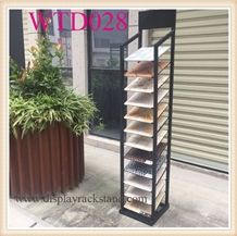 Quartz Display Stands Marble Display Racks Showroom Display Stands Onyx-Slabs Black Display Granite Stand Racks, Hanging Display Slab Metal Display Racks Tile Desk Countop Stands