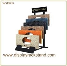 Quartz Display Stands Marble Display Racks Showroom Display Stands Onyx-Slabs Black Display Granite Stand Racks, Hanging Display Slab Metal Display Racks Tile Desk Countop Stands