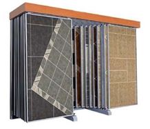 Slab Sliding Racks for Showroom Marble Granite Display Stand