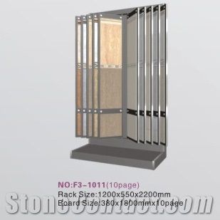 Stone Slab Spinning Display Wire Stand Racks Quartz Displays Ceramic Tile Display Limestone Rack Waterfall Granite Display Travertine Display Basalt Rack Onyx Sliding Rack Sandstone Drawer Display