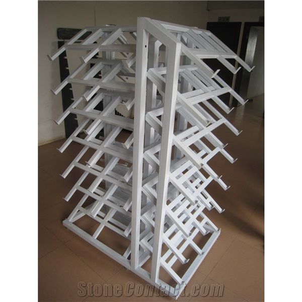 Tile Ceramic Stand Waterfall Quartz Display Blue-Marble Cuontertops Pakistan-Marble Slate Slab Labradorite Black-Galaxy-Granite Racks Quartz Sample Display Rack