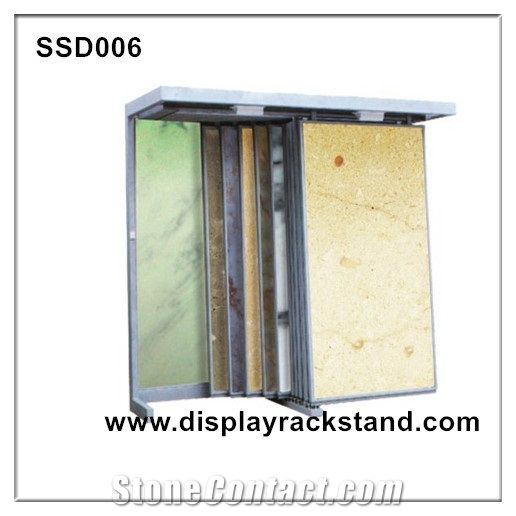 Tile Ceramic Stand Waterfall Quartz Display Blue-Marble Cuontertops Pakistan-Marble Slate Slab Labradorite Black-Galaxy-Granite Racks Quartz Sample Display Rack