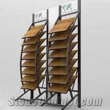 Tile Display Showroom Racks Marble Metal Display Racks China Display Stone Racks Mosaic Display Racks Quartz Sample Display Stand Racks Storage Racks Granite Displays Cabinets