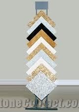 Tile Display Showroom Racks Marble Metal Display Racks China Display Stone Racks Mosaic Display Racks Quartz Sample Display Stand Racks Storage Racks Granite Displays Cabinets