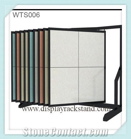 Waterfall Tile Racks Ceramic Displays Racks Granite Stands Stone Shelf Porcelain Frame Stands Marble Displays Limestone Cases Showroom Flooring Displays Vinyl Racks Stone Carrying Shelves Hardwood Dis