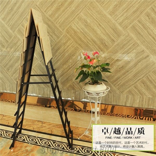 White-Onyx Display Stand Racks Ceramic Tile Shelf Tile Shelf Ganite-Tiles Displays Marble Stand Racks
