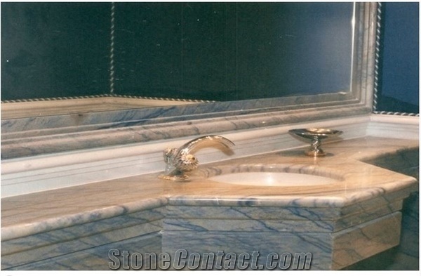 Azul Imperial Quartzite Kitchen Countertop