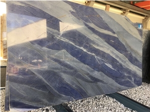 Azul Imperial Quartzite Kitchen Countertop