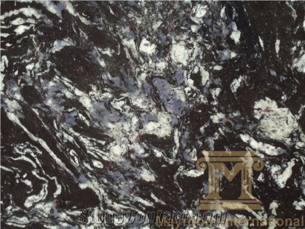 Blue Night Blocks,Cosmic Black ,Granite, Brazil,For Background Wall,Countertops,Kitchen Tops