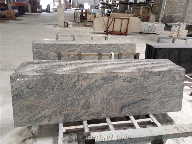 Cheapest Price High Quality China Juparana Countertops, Own Factory Direct Wholesale for Project/Hotel/House
