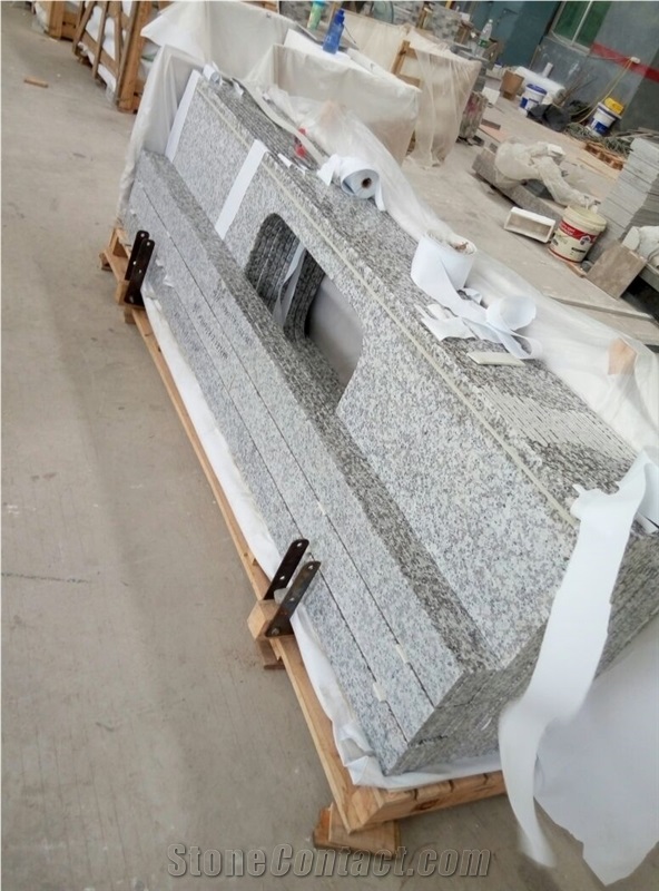 G439 Granite Kitchen Faucets Granite Countertops/Polished G439 Granite/Grey Granite Kitchen Countertop, China Grey Granite