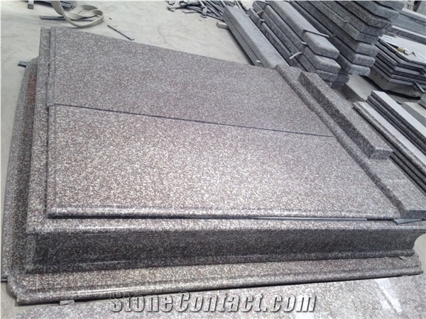 Luoyuan Red Granite/G664 Granite Tombstone/China Pink Granite Tombstone& Monument,Memorials,Gravestone & Headstone Poland Style China Luna Pearl Luoyuan Red,G664 Granite Cross Tombstone,G664 Monument