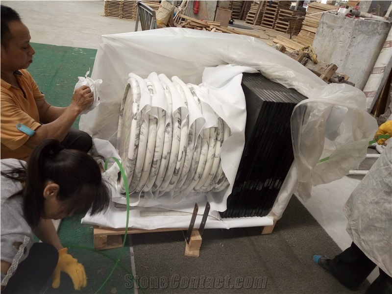 Own Factory Good Price Arabescato Marble, White Marble Kitchen Countertops/Bench Tops/Bar Top/Worktops/Island Tops/Desk Tops