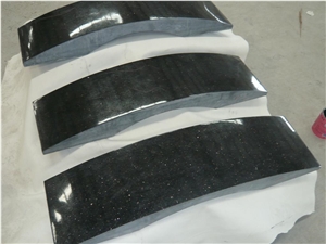 Own Factory Good Price Black Galaxy Granite, Black Granite Kitchen Countertops/Bench Tops/Bar Top/Worktops/Island Tops/Desk Tops