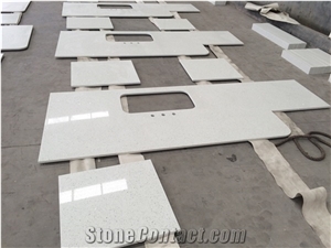Own Factory Good Price White Quartzs, Pure White Quartzs Countertops/Bench Tops/Bar Top/Worktops/Island Tops/Desk Tops