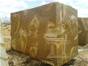 Palomino Blocks, Stone Wood Quartzite/Yellow/Brazil Blocks/For Countertops, Exterior - Interior Wall and Floor Applications