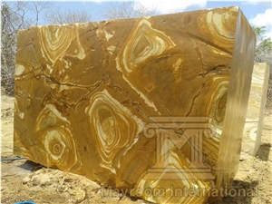 Palomino Blocks, Stone Wood Quartzite/Yellow/Brazil Blocks/For Countertops, Exterior - Interior Wall and Floor Applications