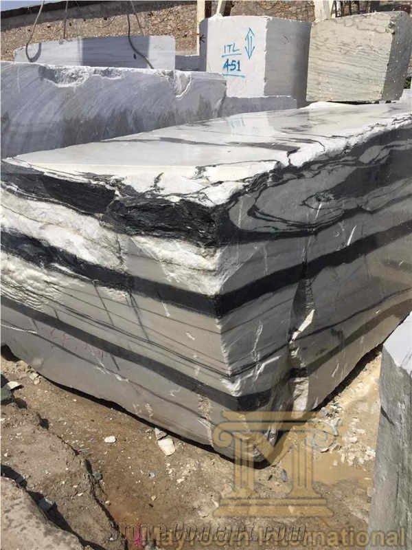 Panda White,Blocks,White,India,For Countertops,Floor Covering