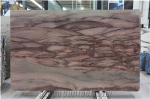 Wild Sea Red Quartzite Panel for Kitchen Top/ Wild Sea / Wild Sea for Countertops